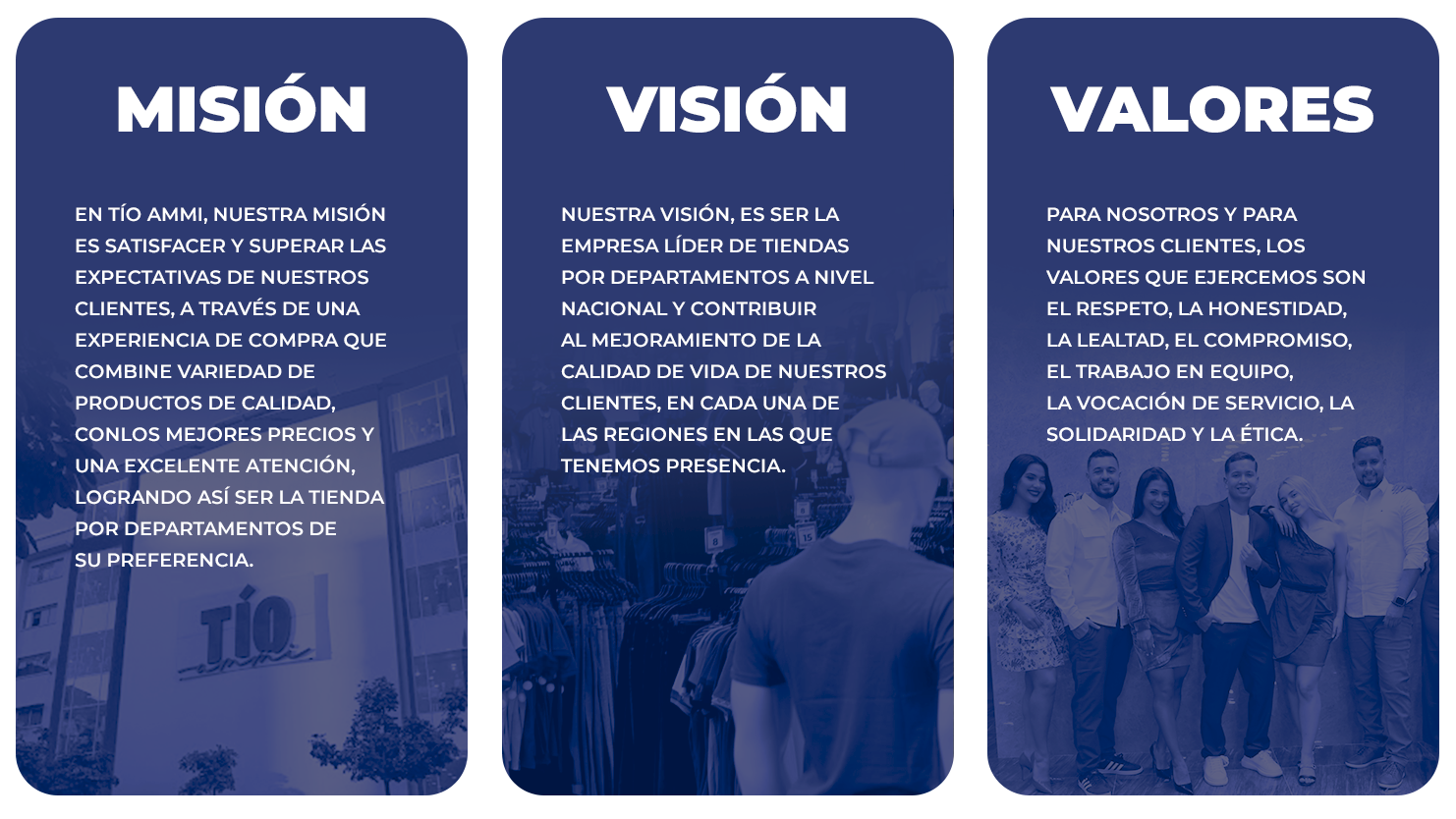 Misión, Visión y Valores